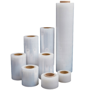 20cm-50cm materiale di imballaggio in plastica trasparente trasparente elasticizzato rotolo di pellicola rotolo di pellicola - Product Image 1