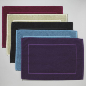 <span class=keywords><strong>Tapis</strong></span> de pied avec logo personnalisé en relief, 100% coton, super absorbant, serviette antidérapant, 1 pièce - Product Image 2