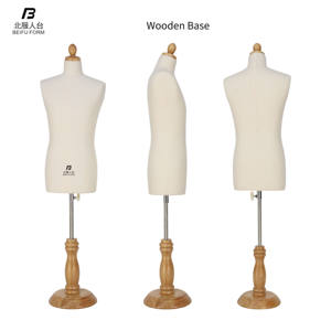 Maniquí Masculino de Medio Cuerpo Beifuform, Maniquí de Vestir a Media Escala, Miniatura 1/2, Muñeco Masculino sin Piernas en Oferta para Sastrería - Product Image 2