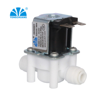 Yongchuang YCWS10-01-22 24V eau en plastique normalement ouvert électrovanne 5 bars pour système ro