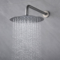 Meilleure Vente : Ensemble de Robinetterie de Douche Murale en Laiton Poli à Deux Fonctions avec Cartouche Céramique Douce pour Appartements et Hôtels