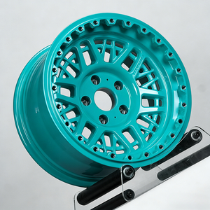 17-24 Inch Bright Cyan Off-Road Forged Wheels with Beadlock Ring | 17x9 Fit for Tank 300 Retrofit &amp; Upgrade - Product Image 4