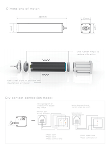 Zigbee điện rèm động cơ không dây cơ giới rèm cửa tuya thông minh HomeKit cửa sổ tự động Rèm theo dõi trình điều khiển mở - Product Image 2