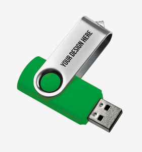 แฟลชไดรฟ์ USB สีเขียวแบบหมุนได้ ความจุ <span class=keywords><strong>8GB</strong></span> รับทำโลโก้ OEM จำ<span class=keywords><strong>น</strong></span>วนมาก สำหรับของขวัญส่งเสริมการขายและของที่ระลึกสำหรับองค์กร - Product Image 1