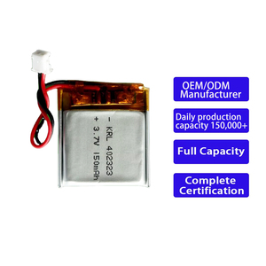 OEM 3.7V 402323 150mAh Li-Polimer Anahtarsız Giriş Kumandası ve Çalıştırma Düğmesi için polimer lityum pil - Product Image 1
