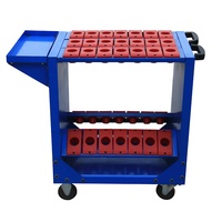 Chariot mobile personnalisé pour porte-outils CNC Armoires de stockage Arbor Chariot à outils CNC