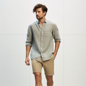 <span class=keywords><strong>Camicia</strong></span> da <span class=keywords><strong>uomo</strong></span> in cotone di <span class=keywords><strong>lino</strong></span> a maniche lunghe morbida e confortevole da <span class=keywords><strong>spiaggia</strong></span> di alta qualità Casual da <span class=keywords><strong>uomo</strong></span> camicie di <span class=keywords><strong>lino</strong></span> di cotone - Product Image 6