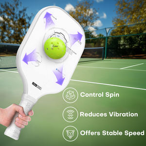 FitSpark 2026 Nouvelle Raquette de Pickleball Portable en Fibre de Carbone avec Noyau en Nid d'Abeille, Standard USAPA, 16mm, Fourniture d'Usine OEM, pour le Divertissement - Product Image 2