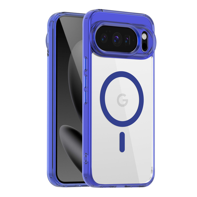For Google Pixel 10 Pro Ice Color Magnetic Phone Case Transparent Drop-Proof Protective Phone Cover for Google Pixel 10