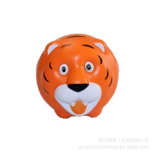 Pu Foam Lion Head Ball High <b>Rebound</b> Stress Toy With Tongue For Kids 2 To 4 Years Unisex Fidget Toy - Product Image 4