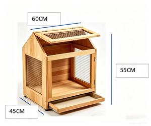 <span class=keywords><strong>Jaula</strong></span> para Mascotas de Madera Maciza con Cajón, Estilo Casa, para Perros Pequeños y Medianos, Nuevo Producto Más Vendido - Product Image 2