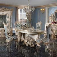 Commode haut de gamme italienne en bois massif, commode de luxe avec miroir, meuble de chambre à coucher, coiffeuse de dubaï