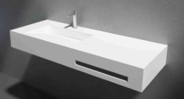 Feste Oberfläche <span class=keywords><strong>desktp</strong></span> Wand-Becken heißer Verkauf - Product Image 4