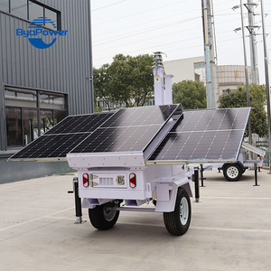 Sistema de Generación de Electricidad Solar, Remolque Solar de Energía Verde con Sistema de Generador Solar y Torre de Iluminación en Venta BY2P Solar - Product Image 1
