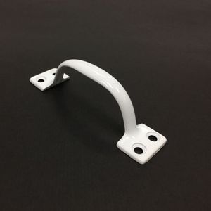 Poignée de porte en zinc pour cuisine et salle de bain 4 "Finition blanche Installation facile - Product Image 2