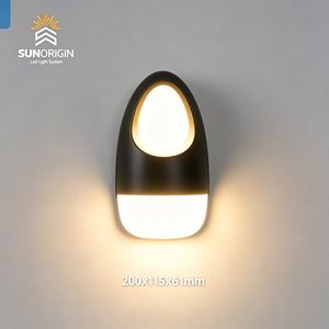 Lámpara de Pared LED Moderna de Diseño Creativo, Impermeable para Interiores/Exteriores, Decoración Solar para Jardín, Patio, Balcón, Lámparas de Pared para Exteriores - Product Image 3