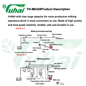 เครื่องเก็บน้ำ<span class=keywords><strong>นม</strong></span>วัวแบบใช้<span class=keywords><strong>450cc</strong></span> เครื่องเก็บน้ำ<span class=keywords><strong>นม</strong></span>วัวใช้อุปกรณ์ทดแทนสำหรับรีดนมวัว - Product Image 5