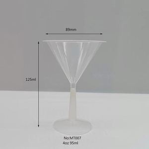 Offre Spéciale Premium – Verre à Martini Transparent de 365 ml (12 oz) Sans BPA, Réutilisable, Style Américain, pour Cocktails et Vins - Product Image 4