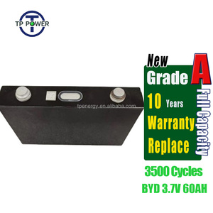 <span class=keywords><strong>Batterie</strong></span> prismatique TP ENERGY BYD à prix abordable, 3.7V <span class=keywords><strong>60Ah</strong></span> NCM, dimensions 27*148*105, durée de vie 2000 cycles pour systèmes d'alimentation électrique - Product Image 1