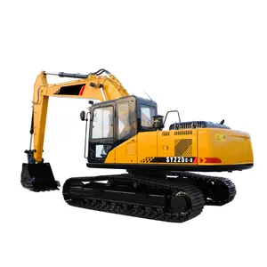 Trung Quốc Thương hiệu hàng đầu 24.5ton vừa bánh xích máy xúc sy225c với 1.2cbm xô công suất trong kho phổ biến ở Châu Phi