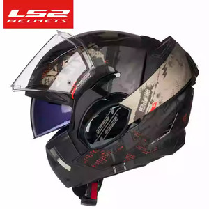 Casco Abierto LS2 <span class=keywords><strong>FF900</strong></span> con Doble Visera Antivaho, Casco de Motocicleta Integral para Todas las Estaciones, para Hombre y Mujer, Nuevo, Carcasa de ABS - Product Image 1