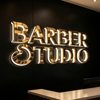 Enseigne lumineuse LED personnalisée pour entreprise, enseigne en lettres 3D, panneau publicitaire LED, logo, enseigne LED extérieure, enseigne lumineuse LED
