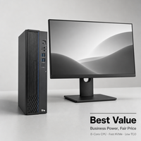 Sistem Desktop Kabinet Kecil Zhaoxin KX U6780A Baru, 8 Core 2.7GHz, RAM 16GB DDR4, SSD NVME 512GB, Grafis Terintegrasi 8L