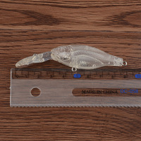 Leurre de pêche Minnow bionique en plastique dur à langue longue, 8,9 cm, 7,0 g, vente en gros, corps de leurre vierge