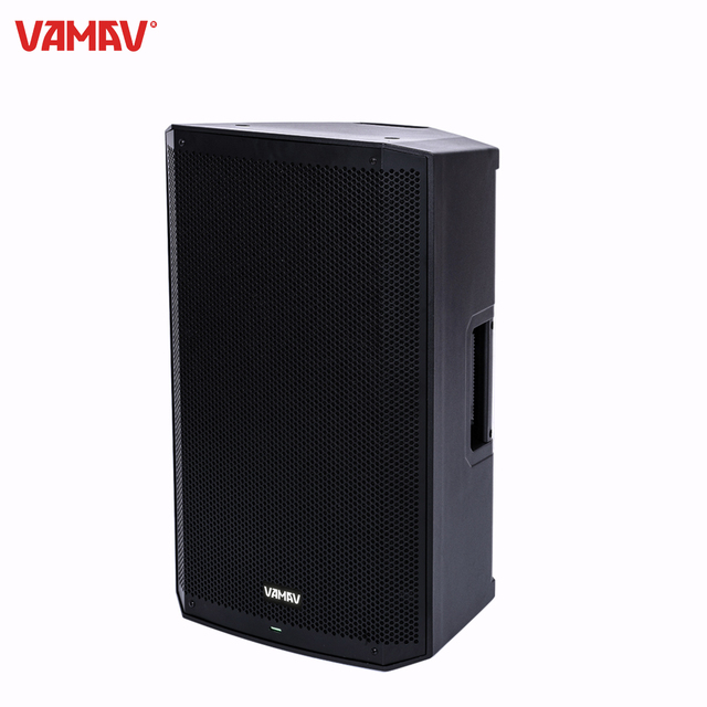 VAMAV TECHNO 315 Professional Plastic Active Full-Range 15 Inch Stage Speaker 300W RMS Outdoor Performance DSP Bluetooth PA