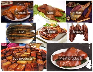 Four de fumage électrique/gaz/<span class=keywords><strong>vapeur</strong></span> Machine à fumer le poisson chaud et froid Dispositif de viande sèche avec qualité automatique pour saucisse - Product Image 4