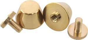 DJF Flat Head Stud Solid Brass Screw <b>Purse</b> Feet For Handbags <b>Purse</b> Feet Stud Head Flat Stud Metal Flat Head <b>Purse</b> Feet Metal Nai - Product Image 5