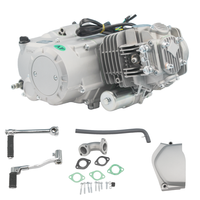 Moteur Yinxiang 140cc à refroidissement par huile, démarrage électrique/à kick, moto tout-terrain, moto YX140cc, embrayage automatique
