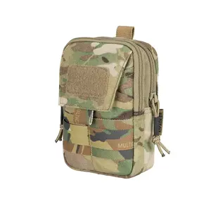 Alta qualidade 1050D Multi-Funcional Belt Molle Running Utility Gadget Bag impermeável EDC Tactical cintura Bag Pouch