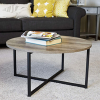 Ferme japonaise minimaliste moderne rustique grande table basse et thé en bois juste prix panneau de meubles de maison pour salon en métal