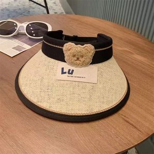 หมวกกันแดดปีกกว้างระบายอากาศได้ดีสำหรับเด็ก ลายหมี สำหรับเด็กอายุ 1-6 ปี - Product Image 4