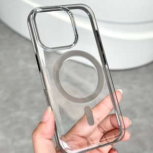 Coque pour iPhone 16 17, coque magnétique transparente en PC avec TPU, protection antichoc pour iPhone 17 Pro Max - Product Image 3