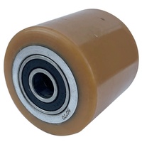 Roue de chariot élévateur en PU de haute qualité 85x80mm pour transpalette manuel avec capacité de 1000 kg et roulement à billes