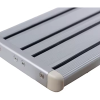 Équipements de voyage de luxe Escaliers de camping-car rétractables en 2 étapes en alliage d'aluminium Marches antidérapantes pour camping-car