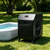Enfriador de Agua Circulante de Doble Función con Enfriamiento por Aire, Bomba de Motor, Control Remoto y Funciones Automáticas para Baño, Uso Durante Todo el Año