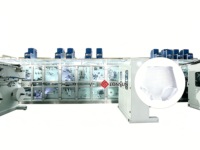 Máquina de Alta Calidad con Servomotor Completo de 400 ppm para Fabricación de Pantalones Menstruales, Línea de Producción de Ropa Interior Desechable para el Periodo