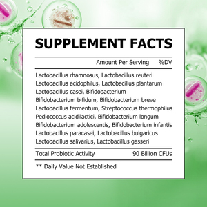 Tabletas Probióticas para Mujeres de Marca Privada, Enzimas Digestivas, Prebióticos, Arándano Rojo, Ayuda a Nutrir las Bacterias Buenas para la Digestión - Product Image 2