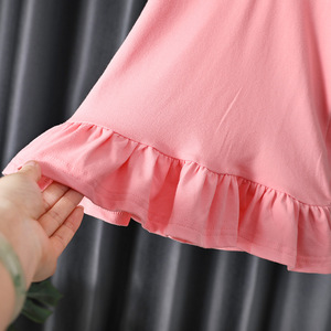 Child Star Circle Girls Summer Dress Cap Sleeve Breathable Polo Style Princess Dress For Kids - Product Image 4