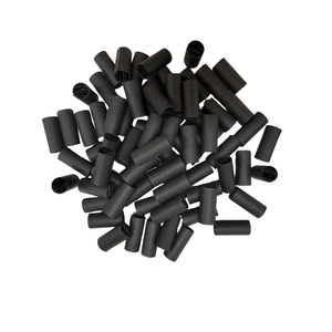 Tubes en papier brun avec franges en pompon pour projets d'artisanat - Product Image 4