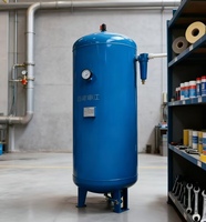 Réservoir vertical de stockage d'air et de gaz 300L-5000L 8-13bar pour compresseur d'air à vis en acier inoxydable 304/316