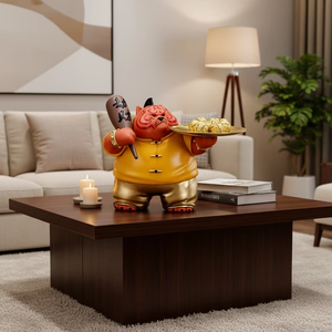 Adorno de Tigre de Resina Ecológica, Decoración Creativa para Sala de Estar, Estudio, Dormitorio, Piezas Maestras de Decoración para el Hogar - Product Image 3