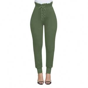 Oemtailor-Pantalon crayon mince en toile à séchage rapide pour femmes, taille moyenne, à la mode - Product Image 5