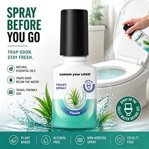 Spray Igienizzante per WC 'Before You Go' Elimina gli Odori Prima che il '<span class=keywords><strong>IT</strong></span> Begins' si Verifica, Profumo Agrumato con Oli Essenziali per Casa, Ufficio, Viaggi, Vendita all'Ingrosso - Product Image 1