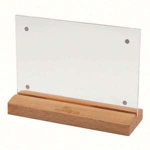 Wholesale Custom Double Sided Acrylic <b>Table</b> Stand Sign Menu <b>Card</b> Holder Display Stand - Product Image 1