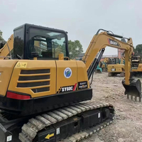 Miniexcavadora Usada de 6 Toneladas SANY 60c con Motor, Maquinaria de Movimiento de Tierras de Segunda Mano en Venta en Shanghái