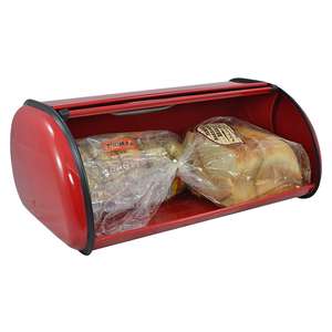 बरतन गोल्डन समाप्त बिजली कोटिंग के साथ रोटी बॉक्स खाद्य भंडारण बिन रोटी बॉक्स - Product Image 3